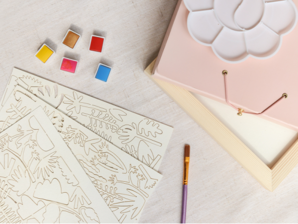 DIY HOME DECO - Papiers découpés à l'Aquarelle - Peinture LA PETITE EPICERIE