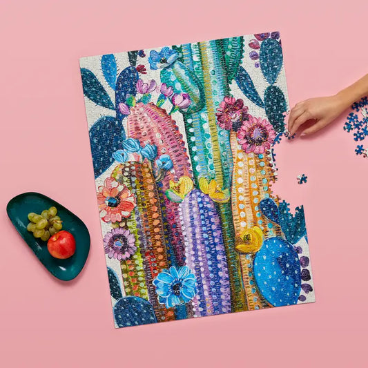 Fleur du désert Cactus Fleur | Puzzle 1000 pièces WerkShoppe