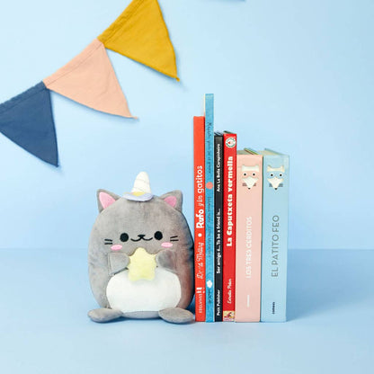 Serre-livres Kawaii Starry Chat Gris Balvi Design Balvi