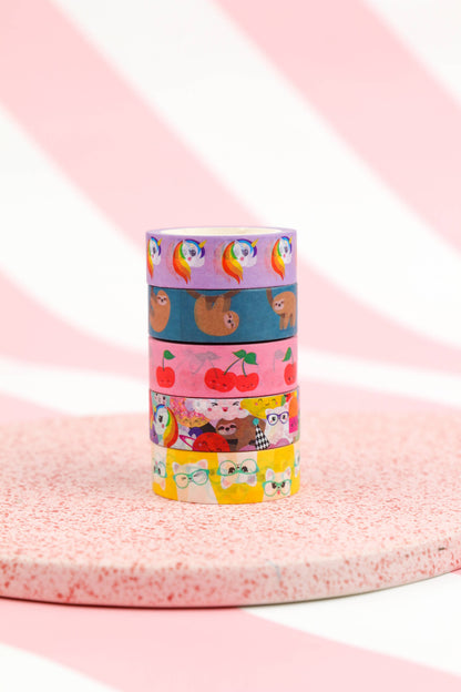 Washi Tape Cerises – Ruban Adhésif Kawaii Scrapbooking & Bullet Journal Studio Inktvis B.V.