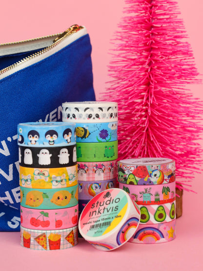 Washi Tape Citron – Ruban Adhésif Décoratif Kawaii & Bullet Journal Studio Inktvis B.V.