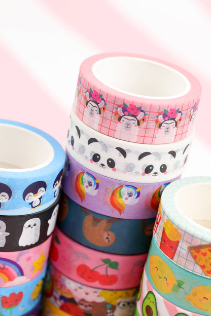 Washi Tape Citron – Ruban Adhésif Décoratif Kawaii & Bullet Journal Studio Inktvis B.V.