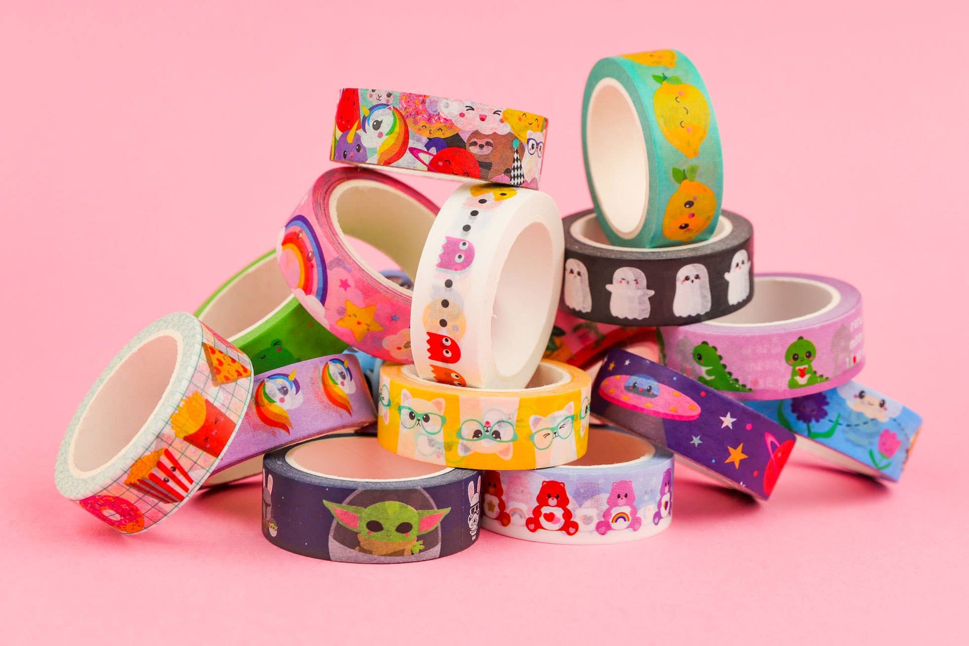 Washi Tape Pac Man – Ruban Adhésif Gaming Rétro Kawaii Studio Inktvis B.V.