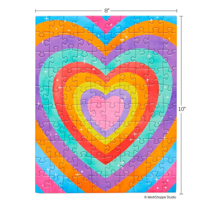 Velvet Heart | Puzzle Snax de 100 pièces WerkShoppe