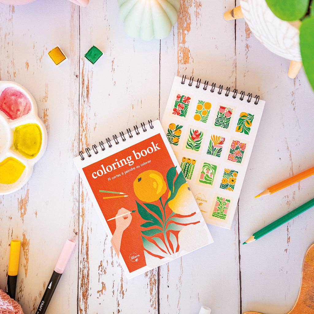 Carnet de coloriage A6 – Tropical Maison Joliette Maison Joliette