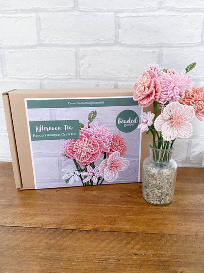 Kit de bricolage pour vase à thé Afternoon. Une idée cadeau créative.