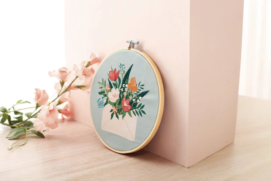 KIT BRODERIE PARTIELLE BOUQUET Graine Créative GRAINE CREATIVE