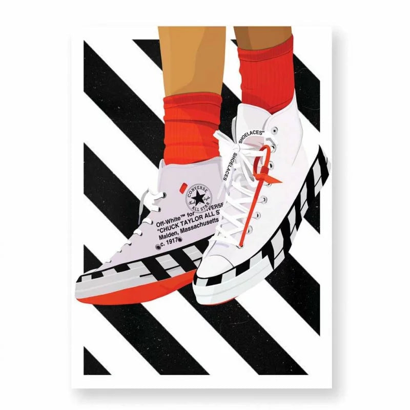 HUGOLOPPI Affiche Converse Off White Hugoloppi