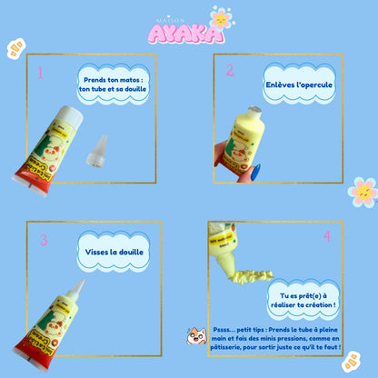 KIT BROSSE À CHEVEUX DECODEN – Loisir Créatif Kawaii