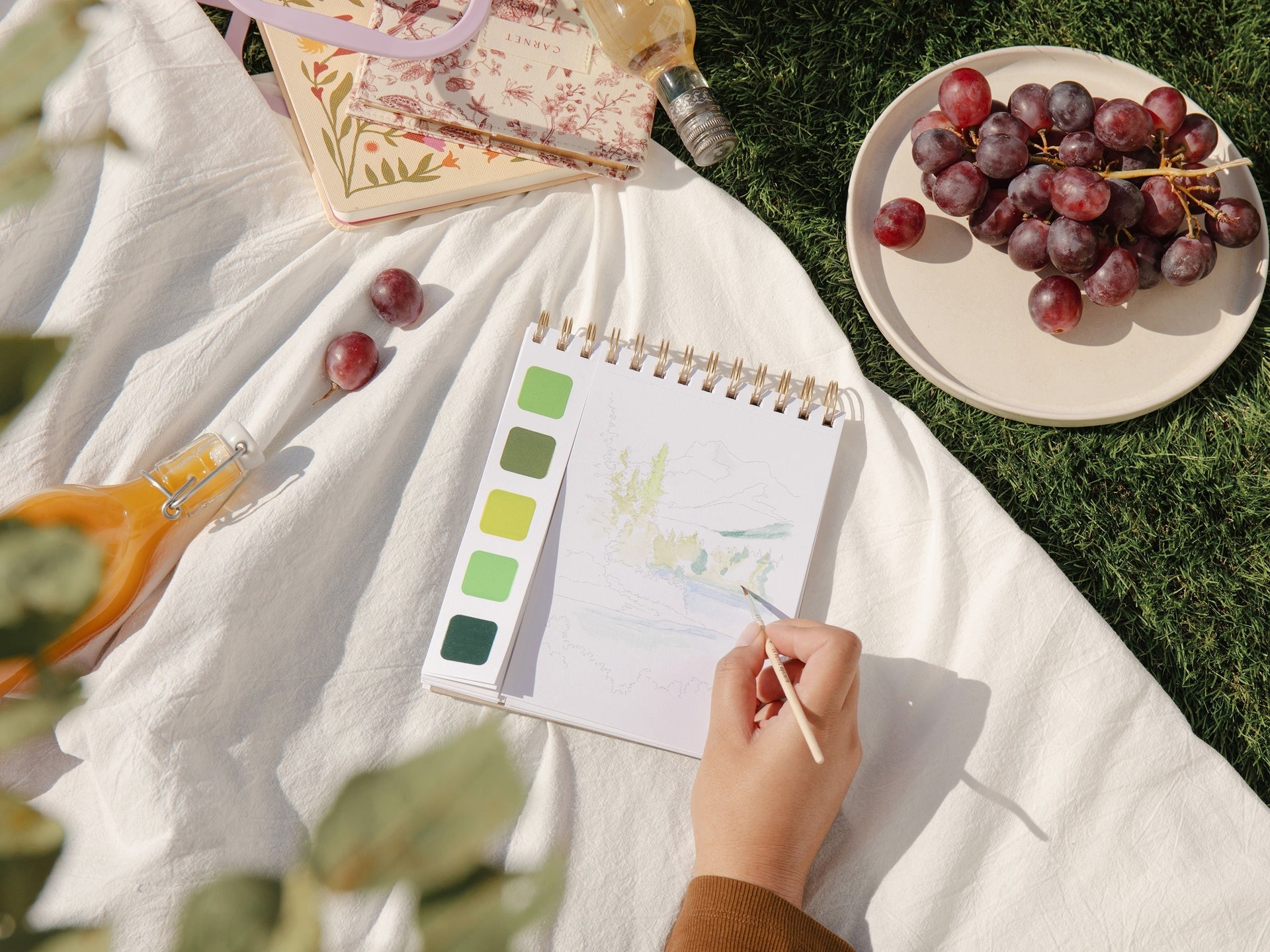 Travel Book - Carnet Aquarelle Nature | La Petite Épicerie – Carnet de Voyage à Peindre LA PETITE EPICERIE