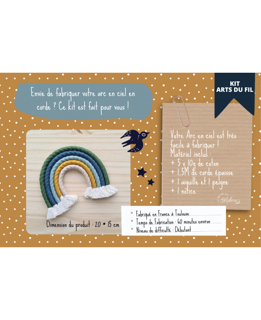 Kit création Bijoux Arc-en-Ciel pour Enfants - Sycomore - CRE5349
