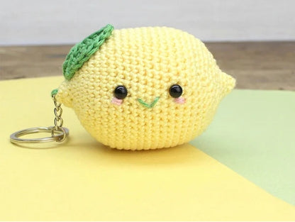 Kit crochet Amigurumi Porte clé Citron Hardicraft