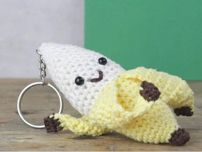 Kit crochet Amigurumi Porte clé banane Hardicraft