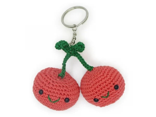 Kit crochet Amigurumi Porte clé Cerise