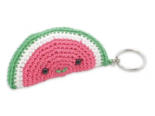 Kit crochet Amigurumi Porte clé Pastèque Hardicraft