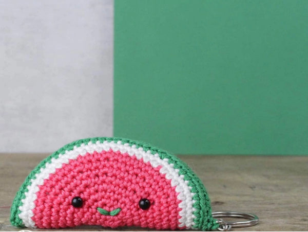 Kit crochet Amigurumi Porte clé Pastèque Hardicraft