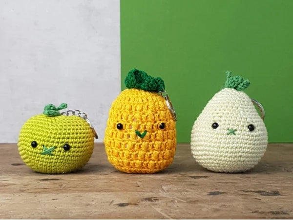 Kit crochet Amigurumi Porte clé Pomme