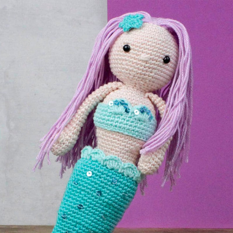 Fabriquez vous-même/DIY Kit Milou Mermaid crochet