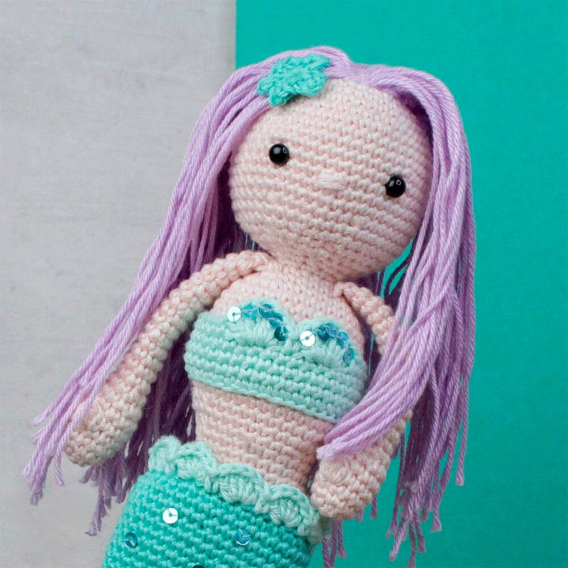 Fabriquez vous-même/DIY Kit Milou Mermaid crochet