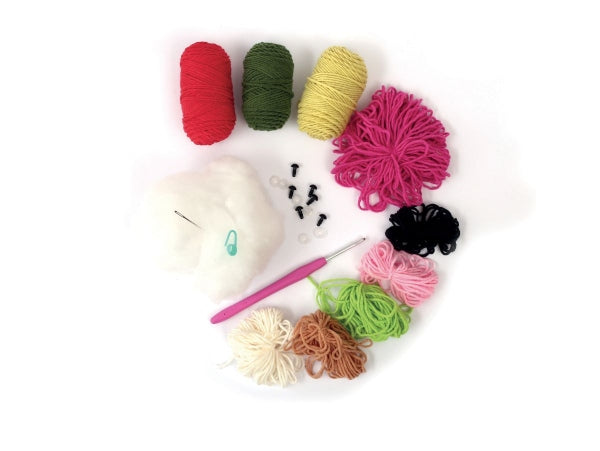 Coffret DIY Crochet Mes Légumes - Kit créatif pour réaliser vos légumes en laine GRAINE CREATIVE