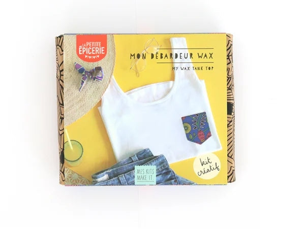 KIT DIY COUTURE - MON DÉBARDEUR WAX- LA PETITE EPICERIE