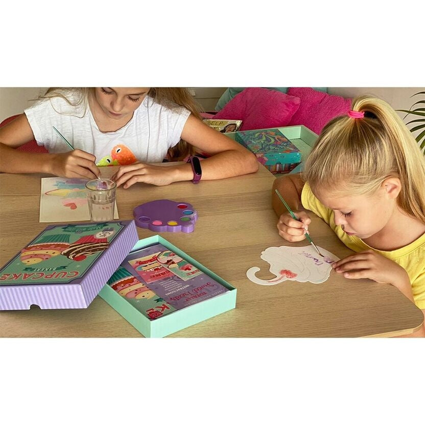 Coffret Aquarelle Sweet Treats BOX CANDIY® – Kit Créatif Gourmand Enfant dès 6 ans BoxCanDIY
