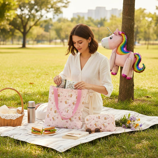 Coffret Kawaï Lapinours Étoilé – Sac & Trousse Idée Cadeau Mignonne MINISUKI