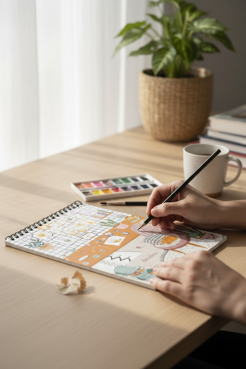 Carnet de dessin – L’atelier Maison Joliette Maison Joliette