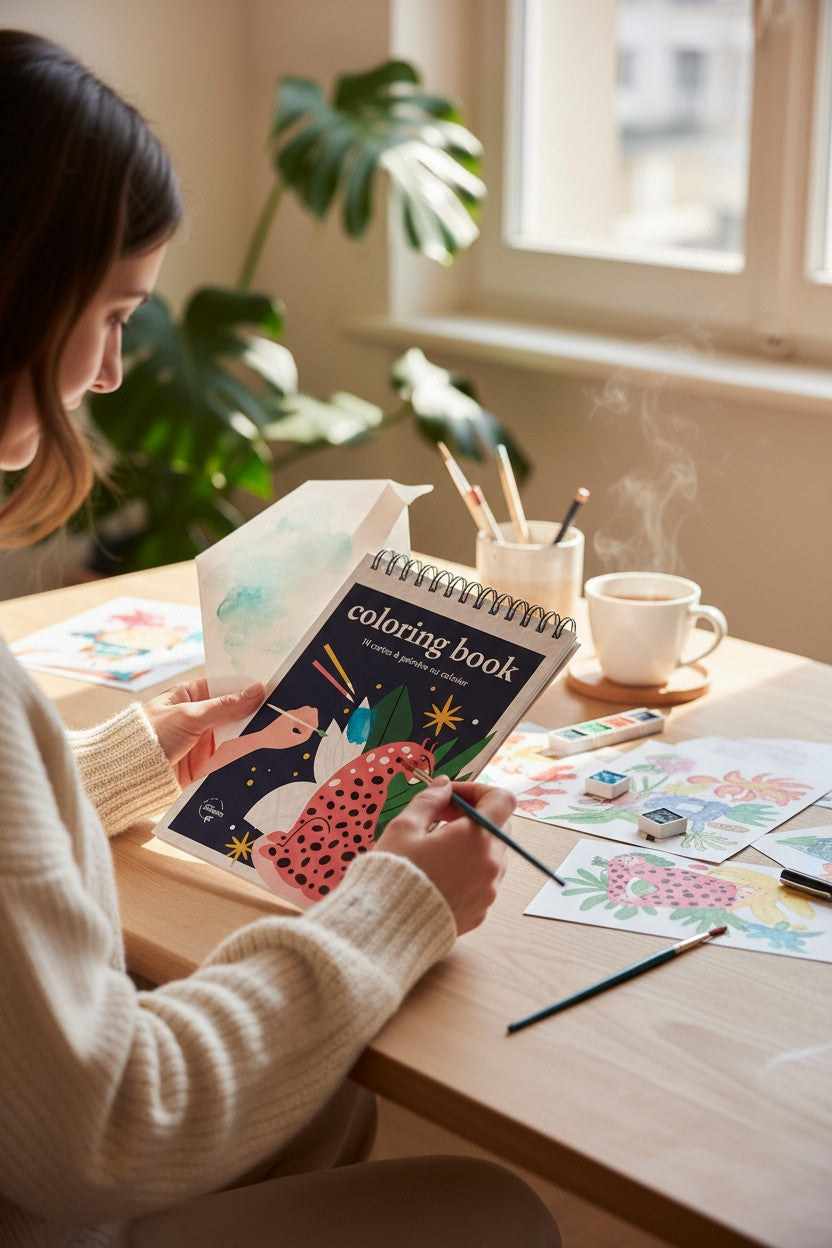 Carnet de coloriage A6 – Wild Maison Joliette Maison Joliette