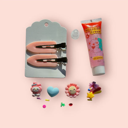 KIT Decoden Kawaii barrettes – Loisirs créatifs Maison Ayaka
