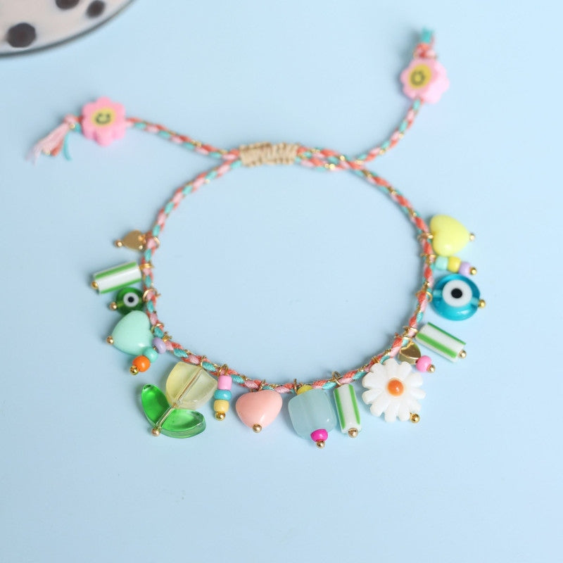 Maxi boîte de perles Bubble Tea – Kit bijoux DIY colorés