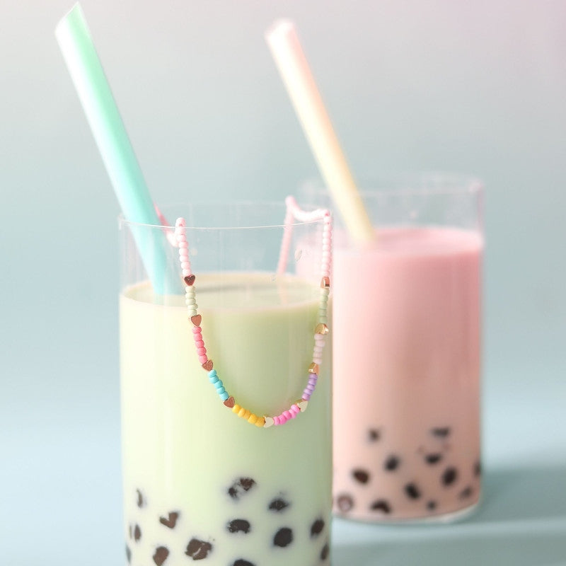 Maxi boîte de perles Bubble Tea – Kit bijoux DIY colorés