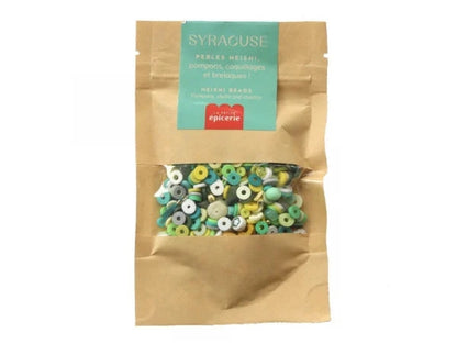 Kit perles heishi et de breloques, fabrication de bijoux- Syracuse LA PETITE EPICERIE