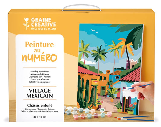 Peinture au numéro Graine Créative - Mexique - 30 x 40 cm