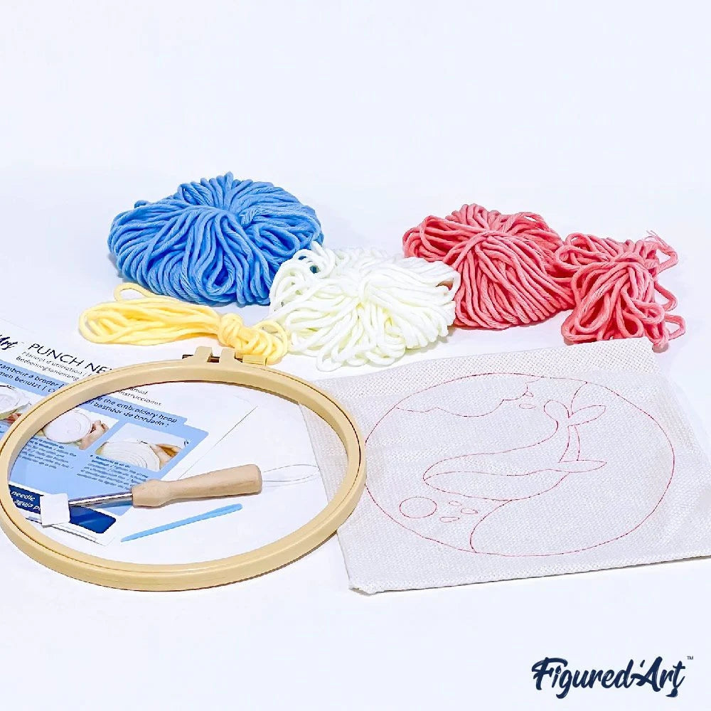 DIY Punch Needle Kit Landschaft unter den Sternen