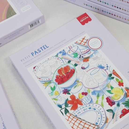 tutoriel vidéo pastel au numéro adulte