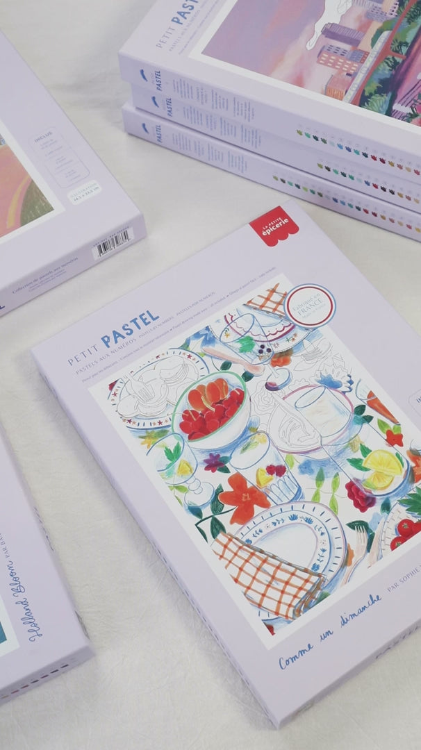 tutoriel vidéo pastel au numéro adulte