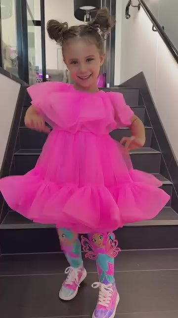 Chaussettes fantaisie MADMIA “Fairy Princess” – ailes pailletées 3D & détails scintillants