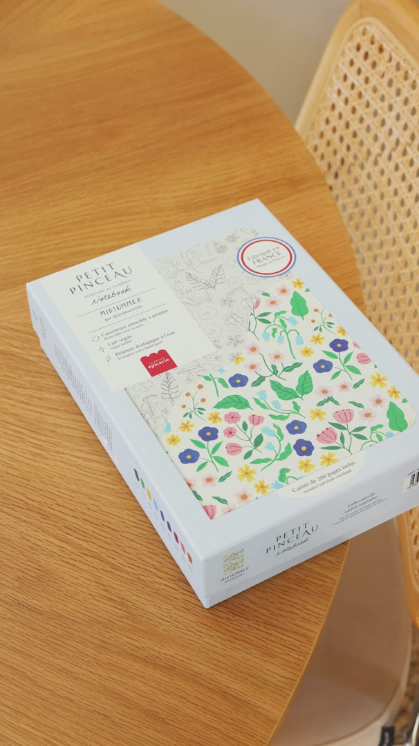 Carnet peinture au numéro disponible chez Joy Cadeaux