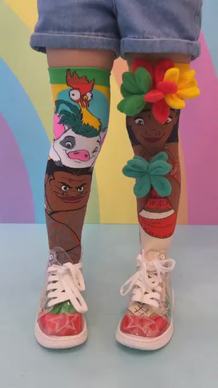 Chaussettes MADMIA Vaiana portées style Disney fantaisie