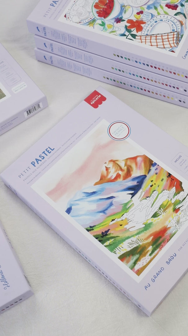 tutoriel vidéo pastel au numéro adulte