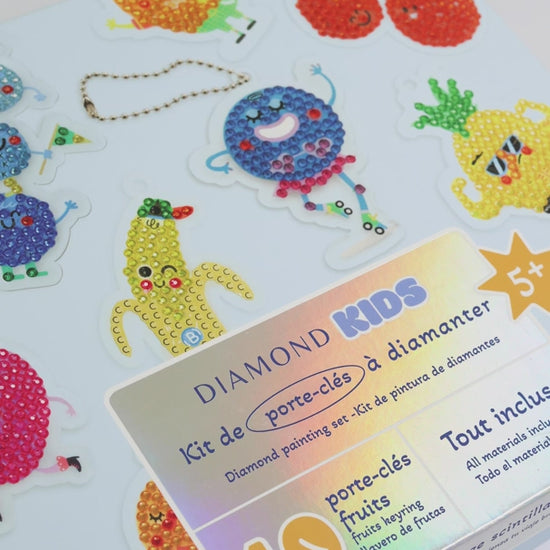 Collection complète Diamond Painting Kids Joy Cadeaux, activités créatives pour enfants.