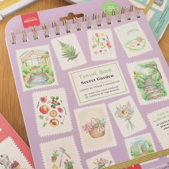 ravel Book Secret Garden Aquarelle idée cadeau loisir créatif pour ado et adulte