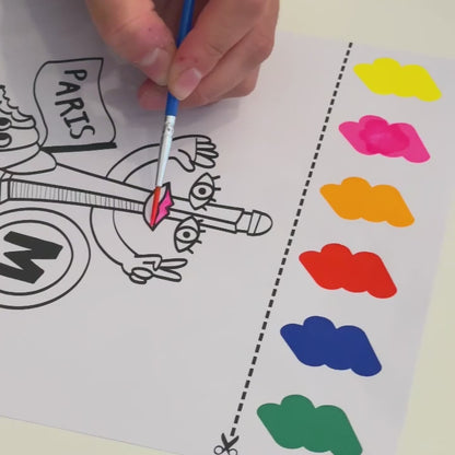 Omy “ATLAS” painting and coloring kit