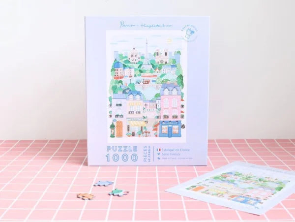 Réalisez ce puzzle Singapore de 1000 pièces illustré par Hoglet & Co !