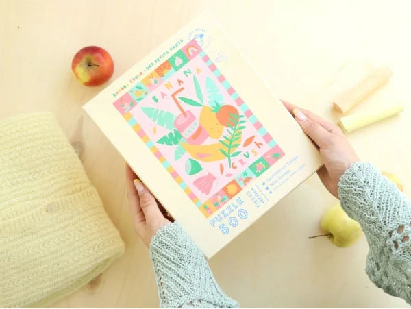 PUZZLE BANANA CRUSH 500 PIÈCES 48 X 33 CM - LA PETITE ÉPICERIE X DES PETITS HAUTS LA PETITE EPICERIE