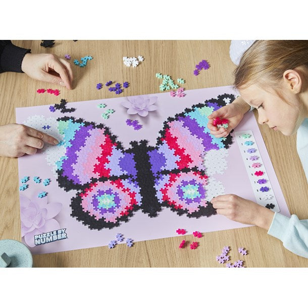 Puzzle Papillon 800 Pcs - Jeu de construction enfant PLUS PLUS plus plus