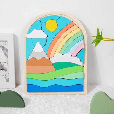 Montessori Magic Mountains Puzzle