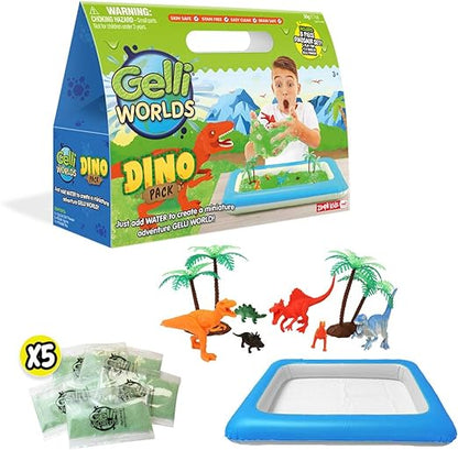 Jouet sensoriel Dino Parc Aventure ZIMPLI Kids avec Gelli et dinosaures