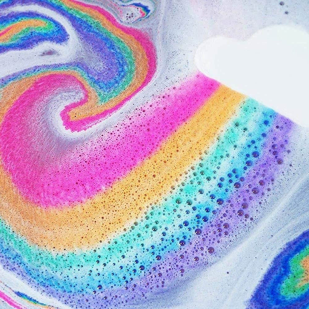 Bombe de bain Arc-en-ciel pour enfant 🌈